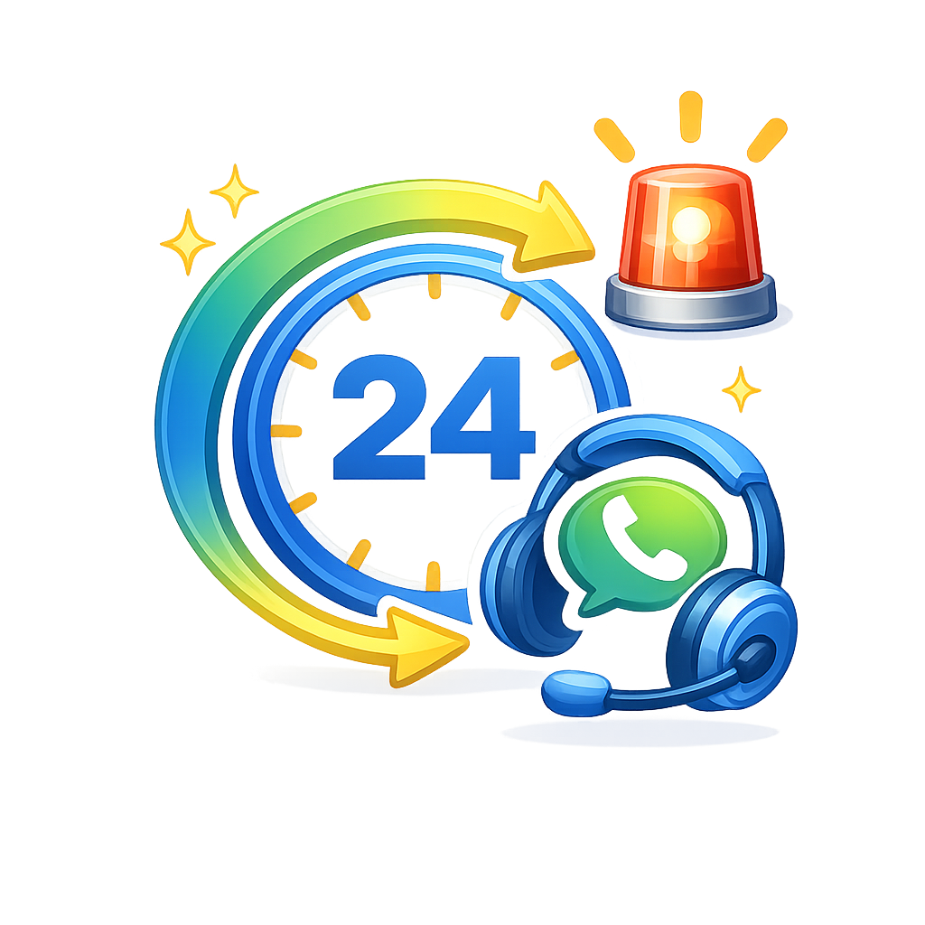 24時間緊急対応